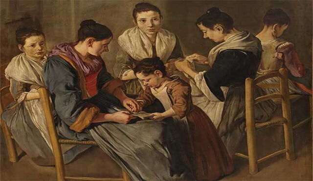 Un tableau de Giacomo Ceruti au Château Padernello