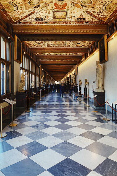 Uffizi, intérieur