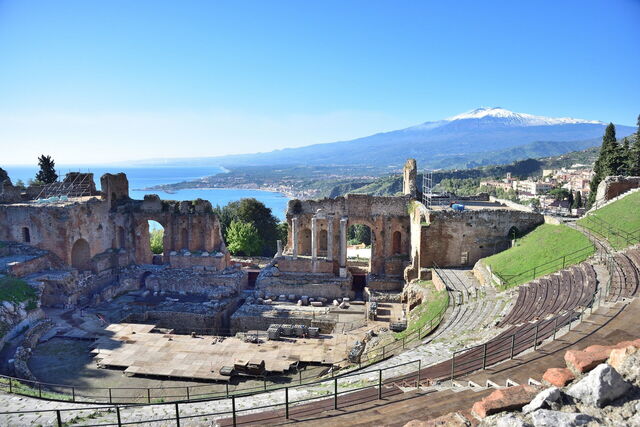 Théâtre gréco-romain, Taormina