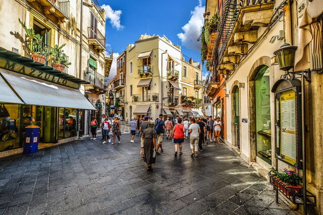 Les rues de Taormina