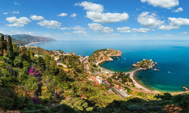 Vue sur Taormine