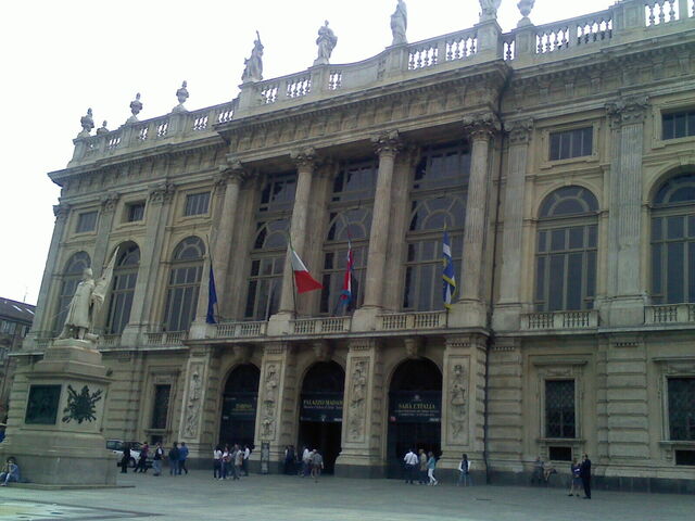 Vue sur le Palais Madame de Turin