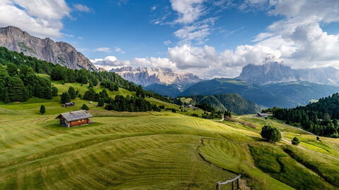 Une prairie de montagne, Italie