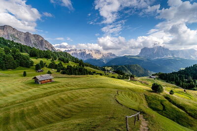 Une prairie de montagne, Italie