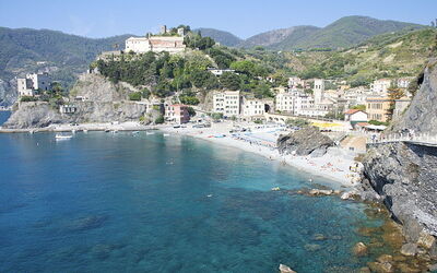 La plage à Monterosso al Mare