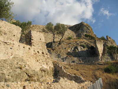 Les ruines du château de Galtellì