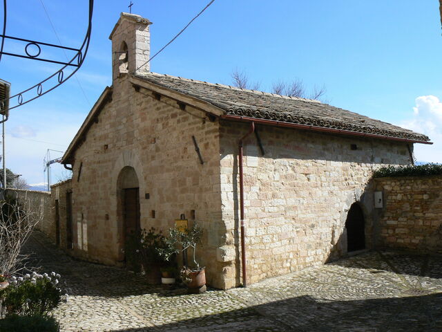 L'église de Santa Luca à Montefalco