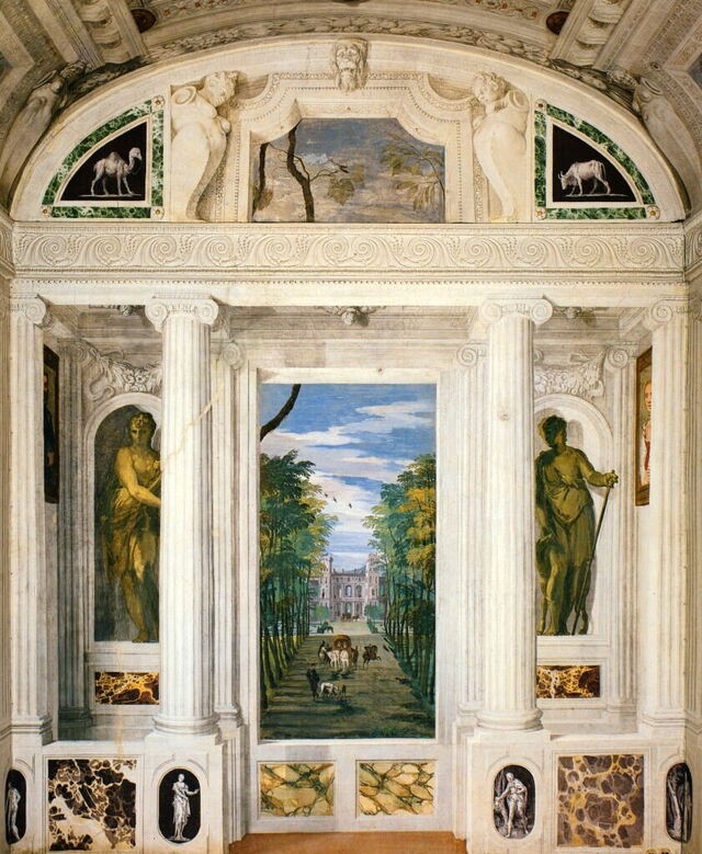 Peintures de Véronèse à la Villa Barbaro