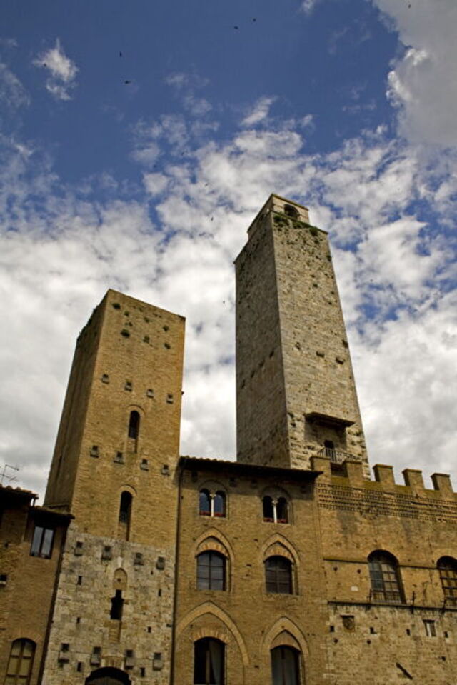 Les tours anciennes de San Gimignano