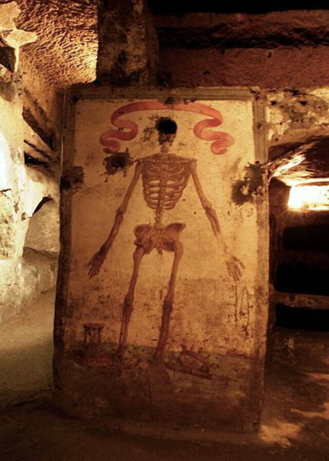 Les catacombes de San Gaudioso près de Naples