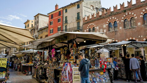 Un marché à Vérone