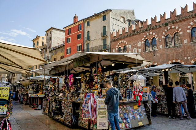 Un marché à Vérone