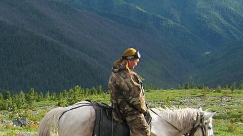 Equitation dans les montagnes