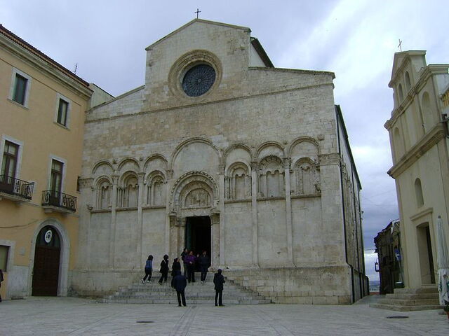 Façade de la cathédrale de Termoli