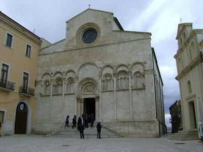 Façade de la cathédrale de Termoli