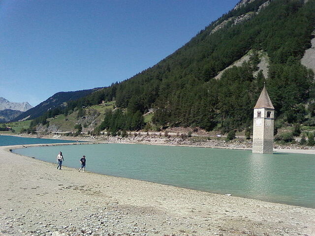 L'été au Lac Reschen