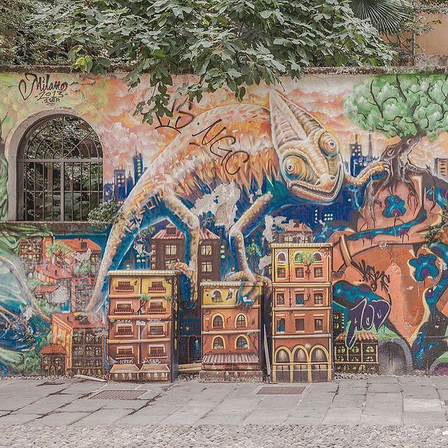 Art de rue à Milan
