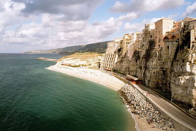 Vue sur Tropea en Calabre