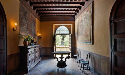 Intérieurs du Château Borgia