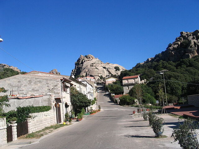 La ville d'Aggius