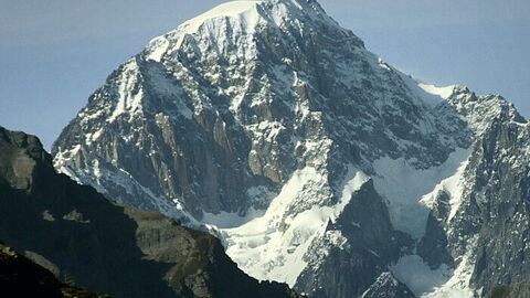 Vue du Mont Blanc de Courmayeur
