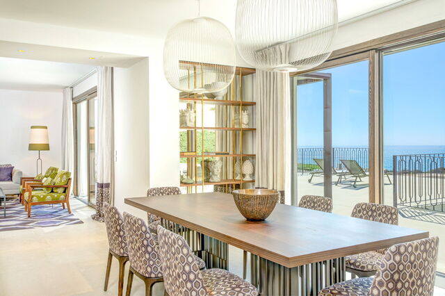 Salle à manger de la Villa Smeraldo