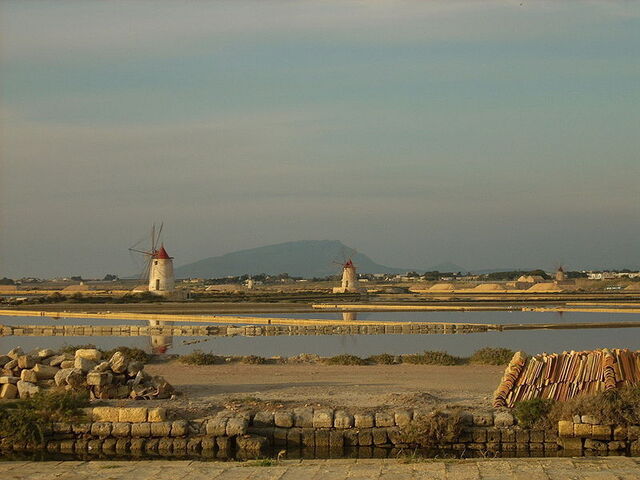 Les étangs salés de Marsala
