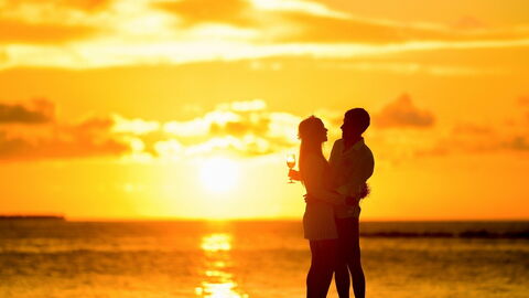 couple sur la plage