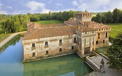 Vue sur le Château de Padernello
