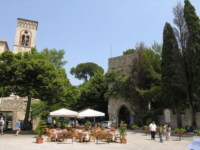 Le centre ville de Ravello