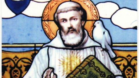 Saint Columbanus vitrail
