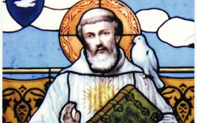 Saint Columbanus vitrail