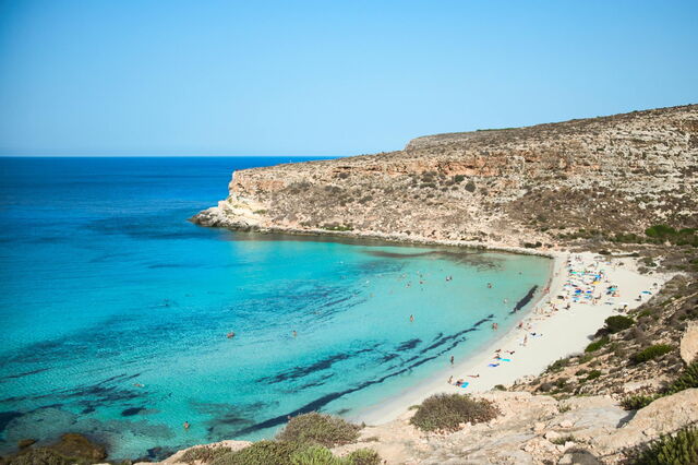 plage de Lampedusa-Sicile