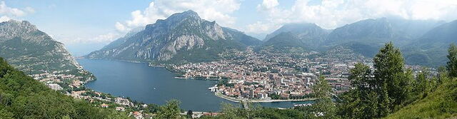 Vue sur le lac de Côme