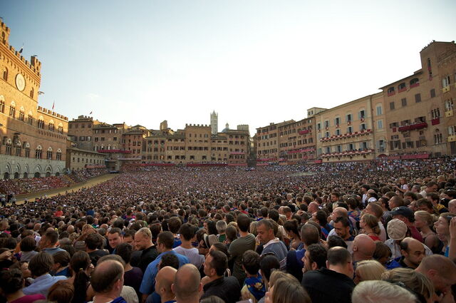 Foule au Palio di Siena