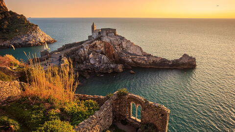 coucher de soleil à Porto-Venere