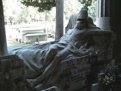 Une Pietà dans le Cimetière de Staglieno
