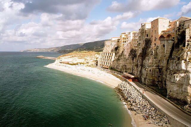 Le littoral de Tropea