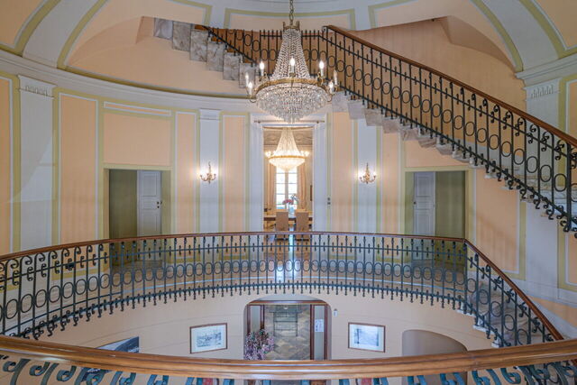 Villa Gallietta, escaliers