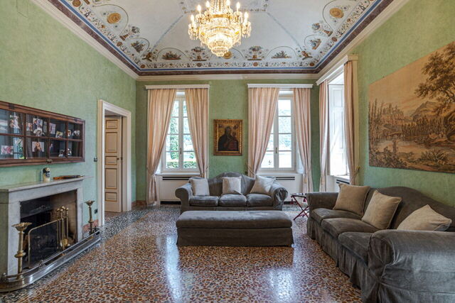 Un salon à la Villa Gallietta