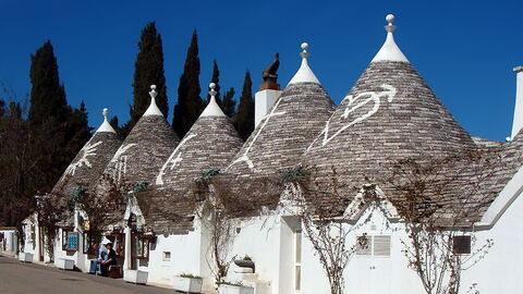 Une rangée de Trulli