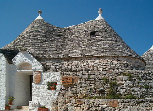 Un exemple de "Trulli" d'Alberobello