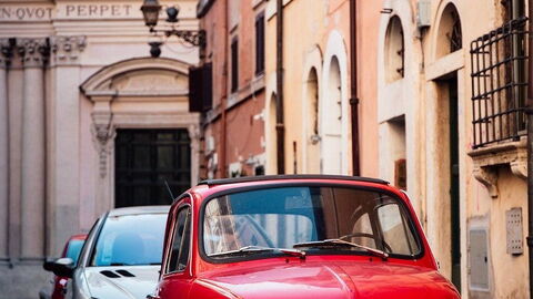 Une voiture en Italie