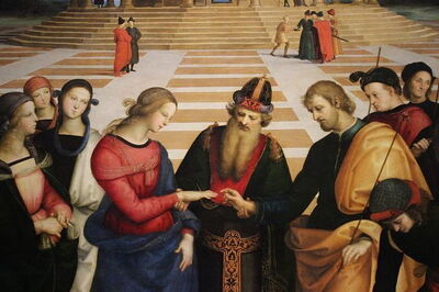 Mariage de la Vierge par Raphael