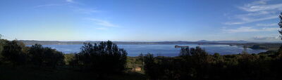 Vue sur le lac de Bolsena