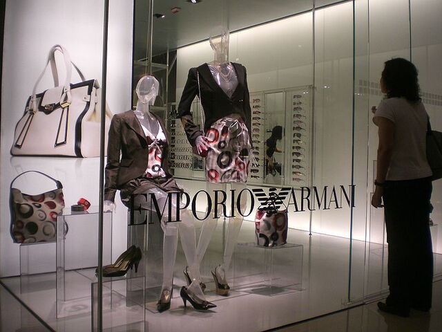 Un magasin Giorgio Armani