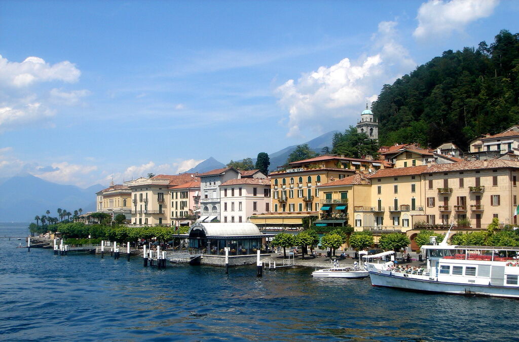 Bellagio, where the lake opens up.