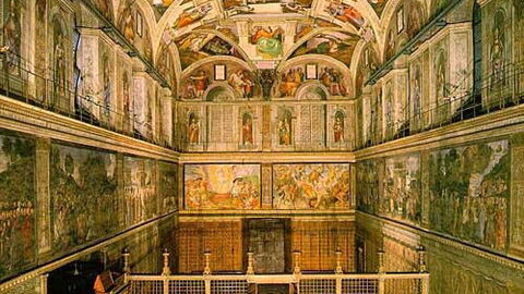 La chapelle Sixtine à Rome