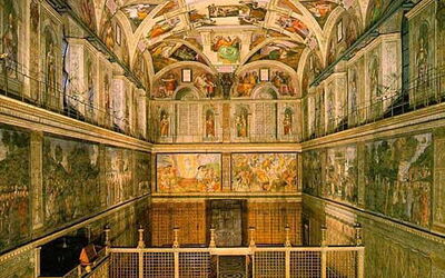 La chapelle Sixtine à Rome