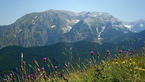 Vue sur les Apennins